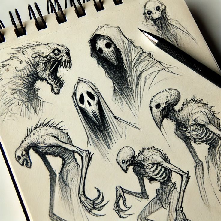 illustrations dark fantasy